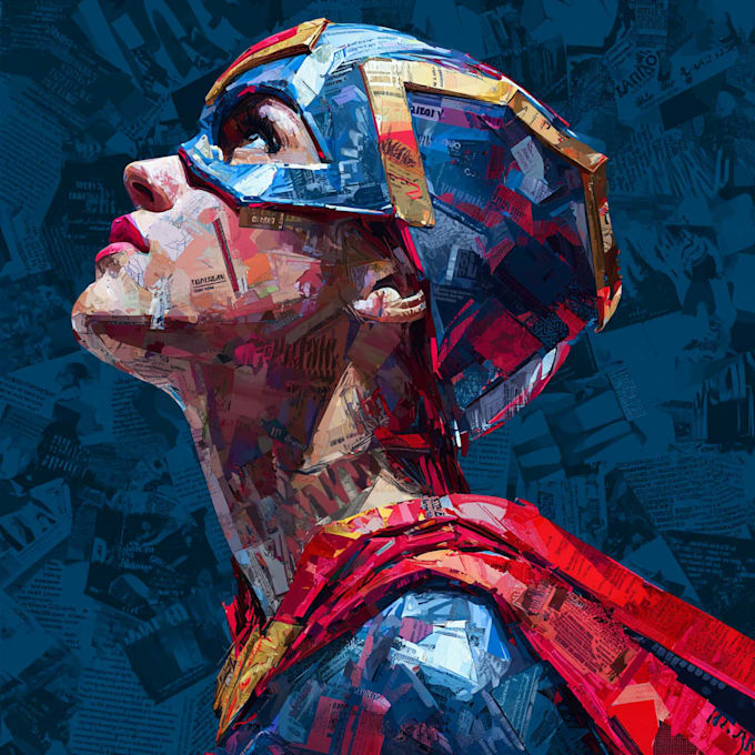 create professional superhero artwork