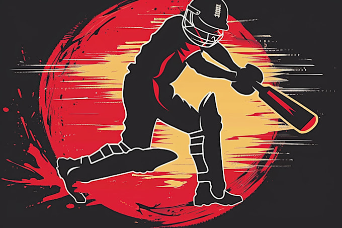 design a modern and outstanding cricket logo