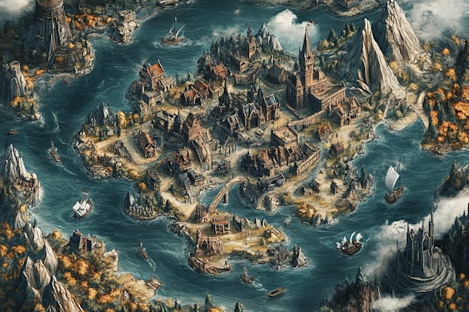 do fantasy map design