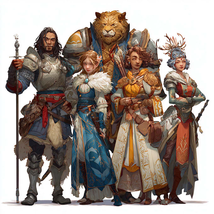draw your dnd party