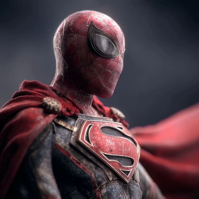 draw professional superhero illustration