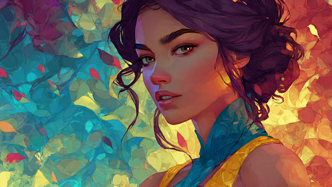 draw unique digital art and cartoon illustrations