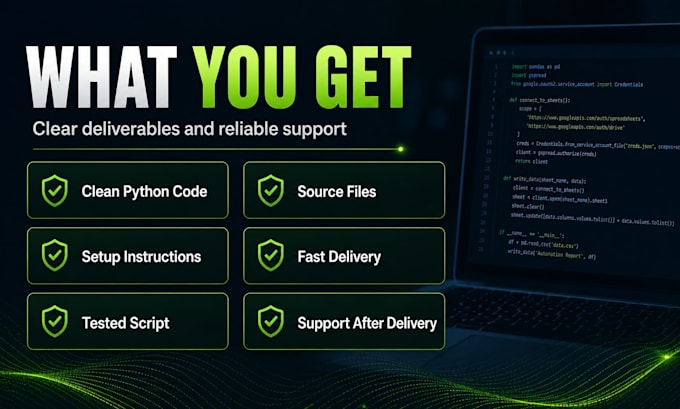 automate excel csv api and google sheets with python