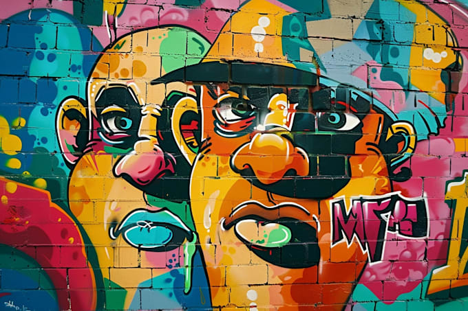 create graffiti design for you