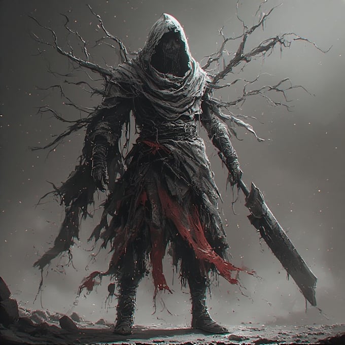 design spooky horror characters and nightmare creatures