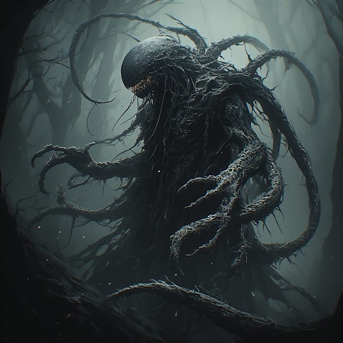 create horror character art and horror character design