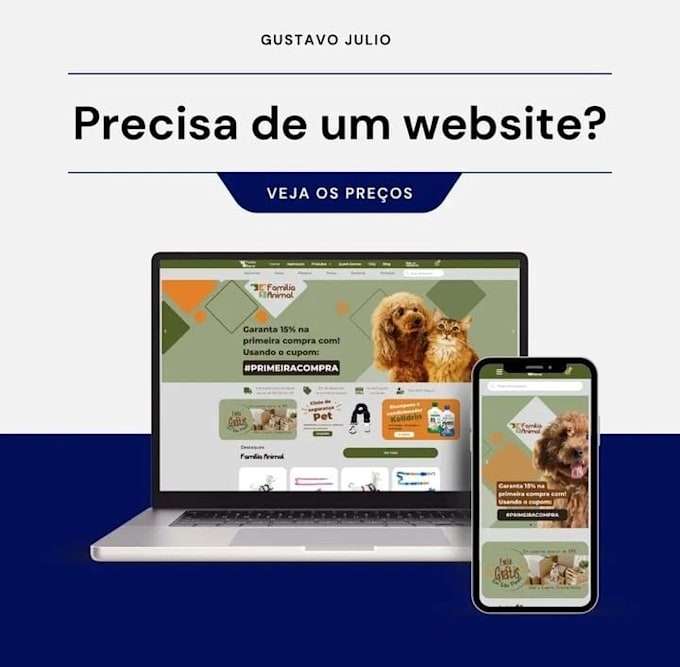 design a professional website or landing page