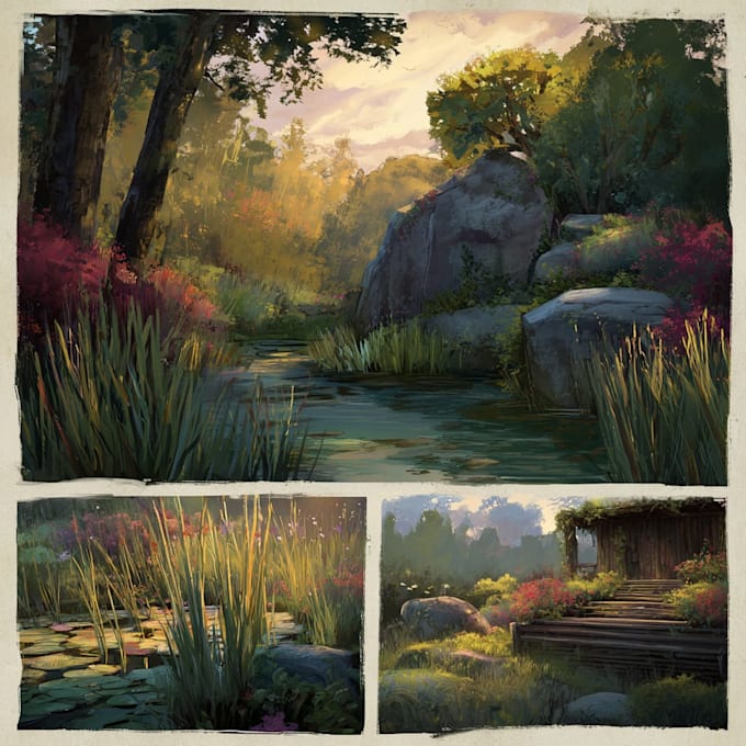 Environment concept art landscape design by Nichlasfc | Fiverr