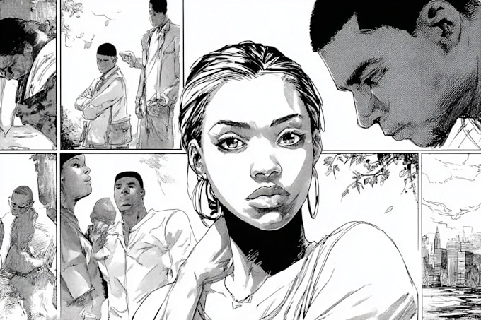 comic book illustration with comic book illustrator