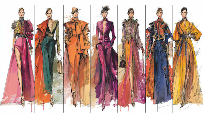 do stunning fashion illustrations