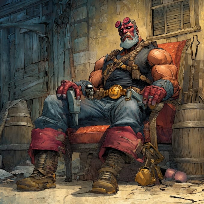 create ai comic book, illustrations any style