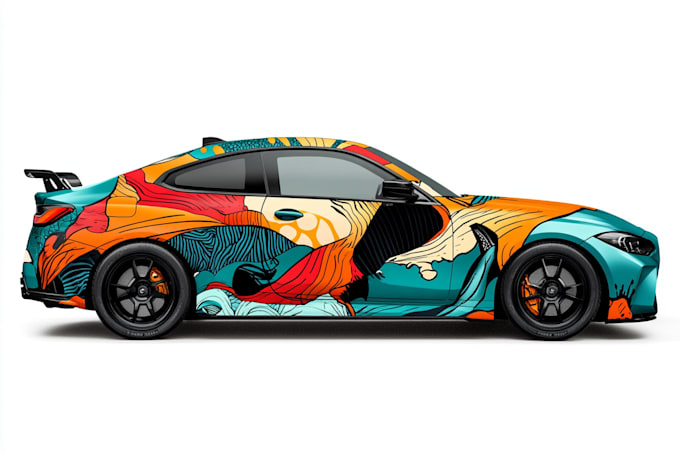 professional car wrap design, van wrap design and car wrap