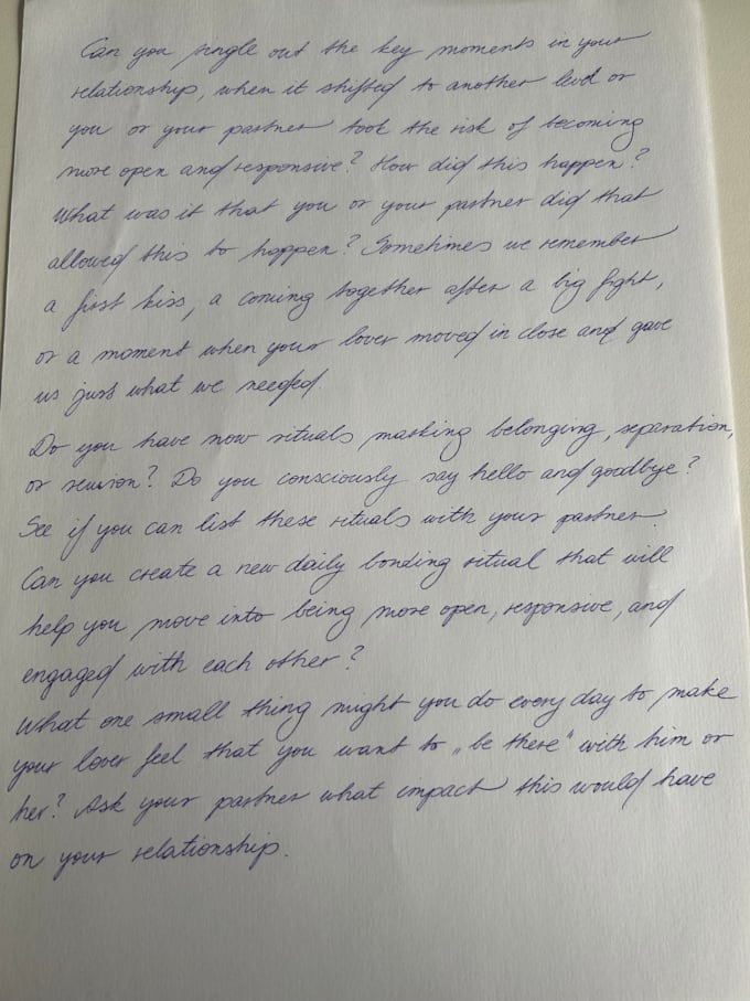 write with cursive any letters or notes or invitations etc