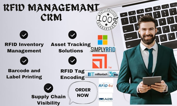 setup rfid crm via rfidaerotrack simplyrfid bartender milliontech rfid4u atomiq