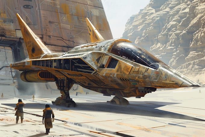 do sci fi spaceship design
