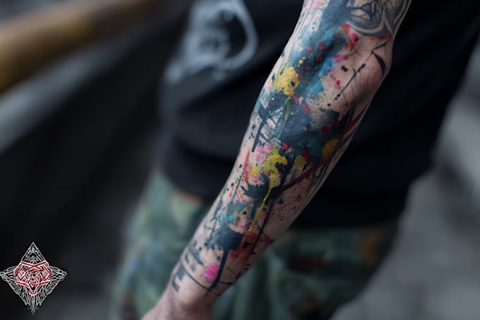 custom an abstract tattoo design