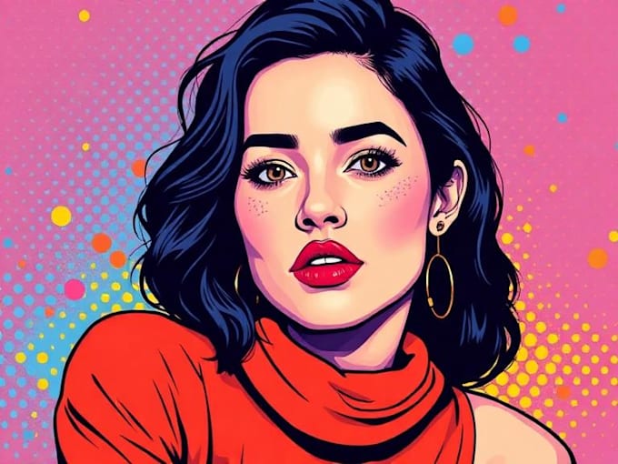 draw amazing vector pop art style from your photo