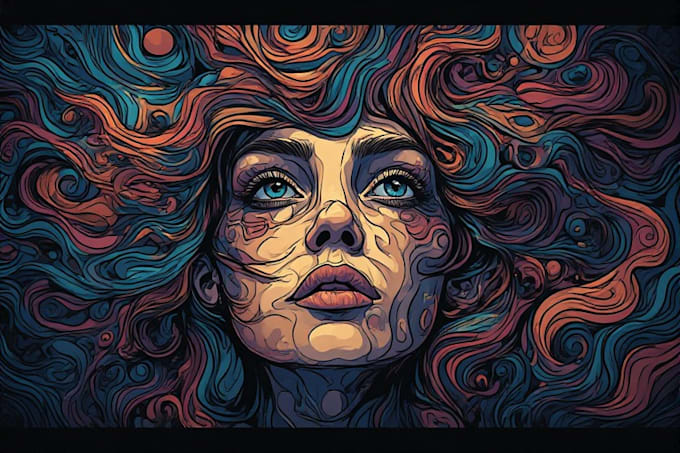 make creative abstract art for you