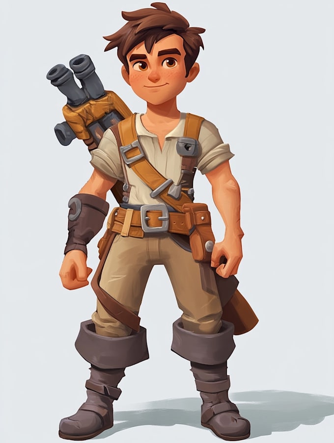 design 2d game character