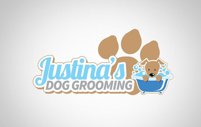 create a professional pet care and sitting logo