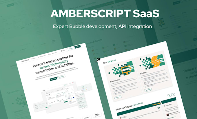create your bubble io website, bubble app, saas, mvp