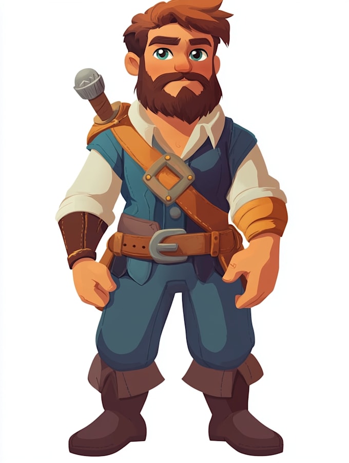 draw 2d game character or 2d game character