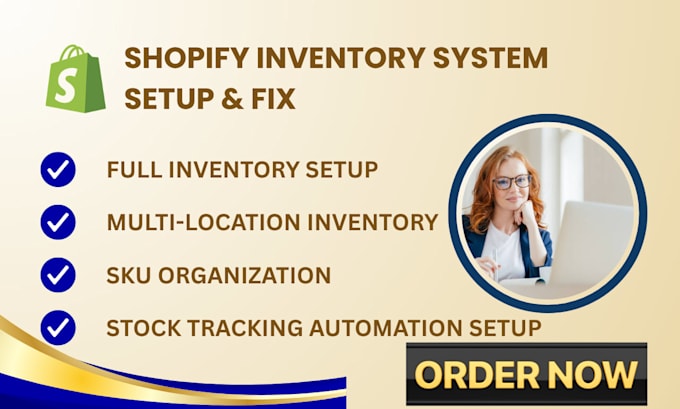 set up your shopify inventory system stock tracking order management stockie