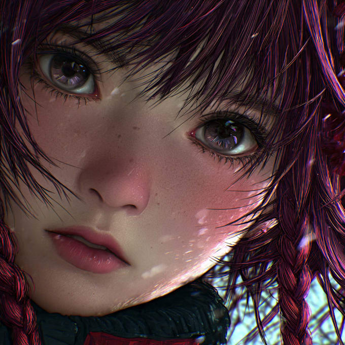 drawing anime artwork illustration with high quality