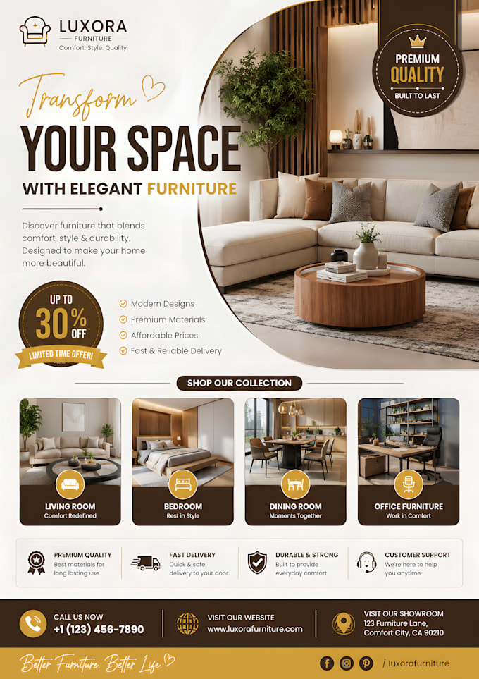 do minimal and modern flyer design