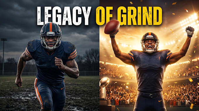 design nfl youtube thumbnail for channel 2026