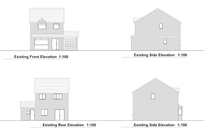 draw architectural drawing plans for planning application