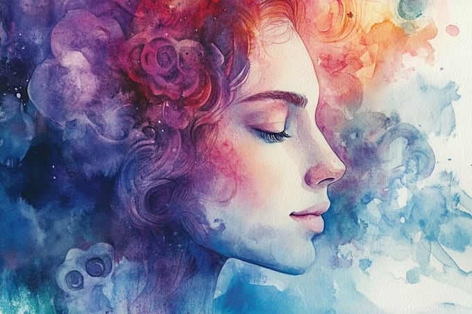 do a watercolor illustration