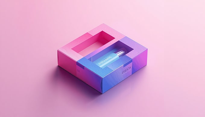 design creative box, pouch and label packaging design