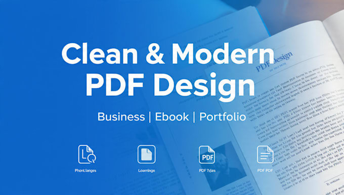 design a professional pdf for your business and ebook