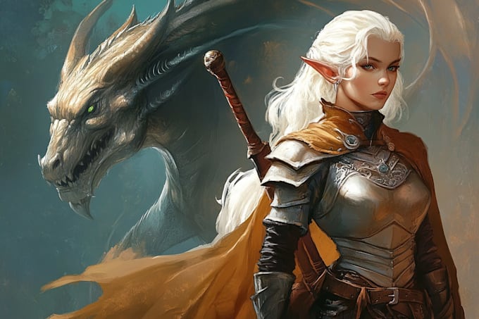 draw your dnd character illustrations or concept art