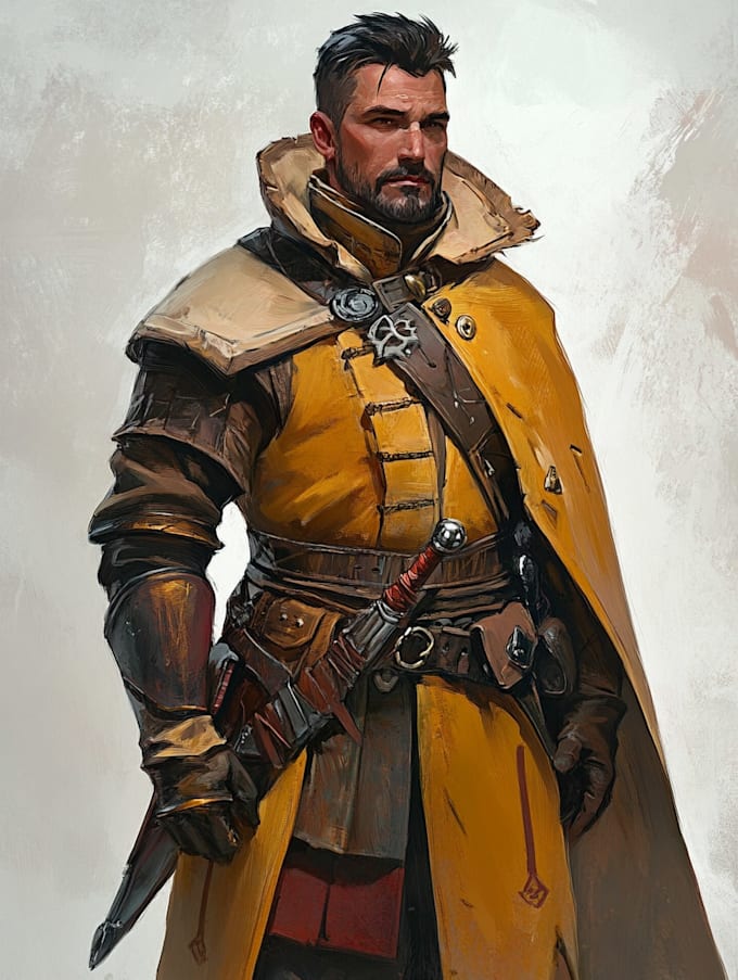 fantasy dnd character illustration