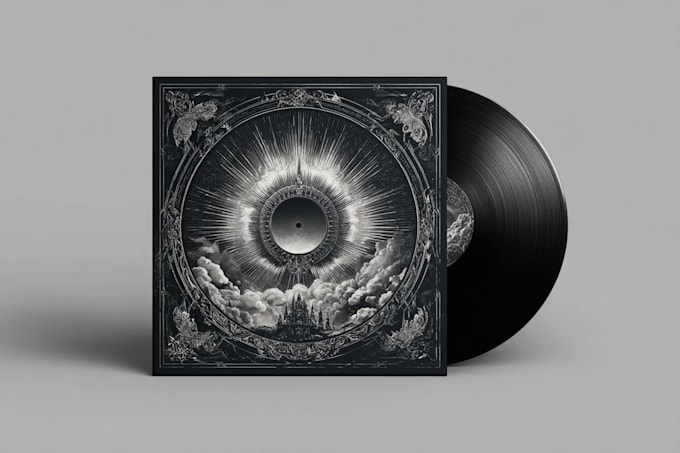 design album cover, cd label, cd cover  hours