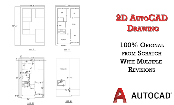 be your architect draftsman for house plan 2d floor plan