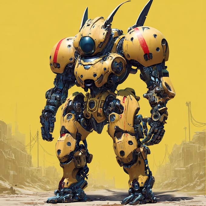 create your mecha robot art