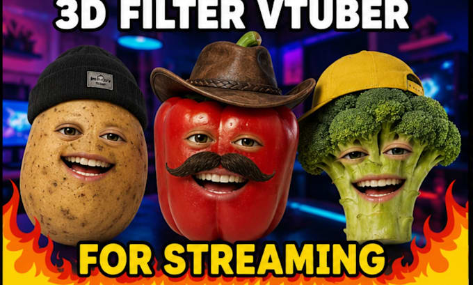 3d vtuber face tracking filter for streaming obs webcam anime effect pro