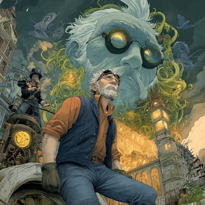 design  comic strip artist webcomic cover art