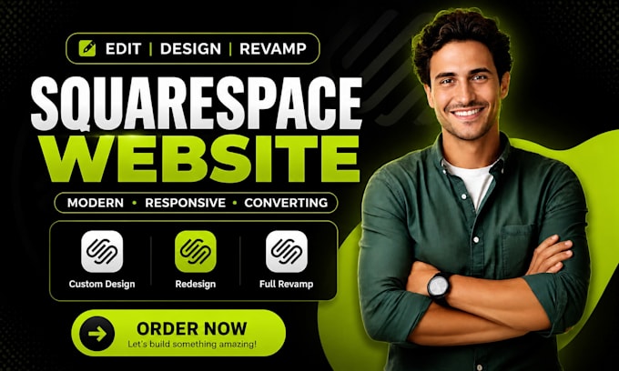 edit squarespace website, build, edit, revamp squarespace website design