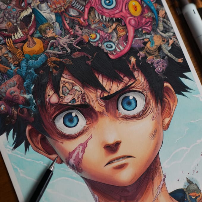 any character in anime style