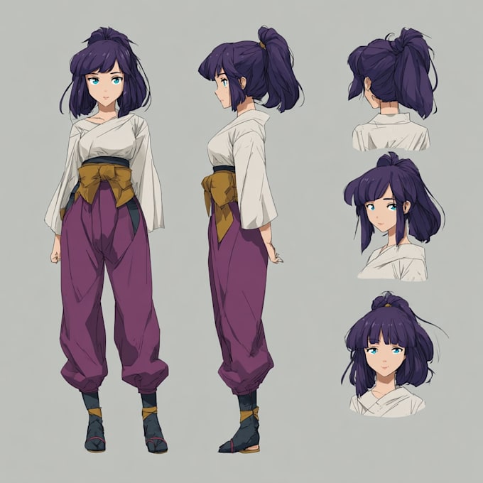 draw custom character sheet or reference sheet