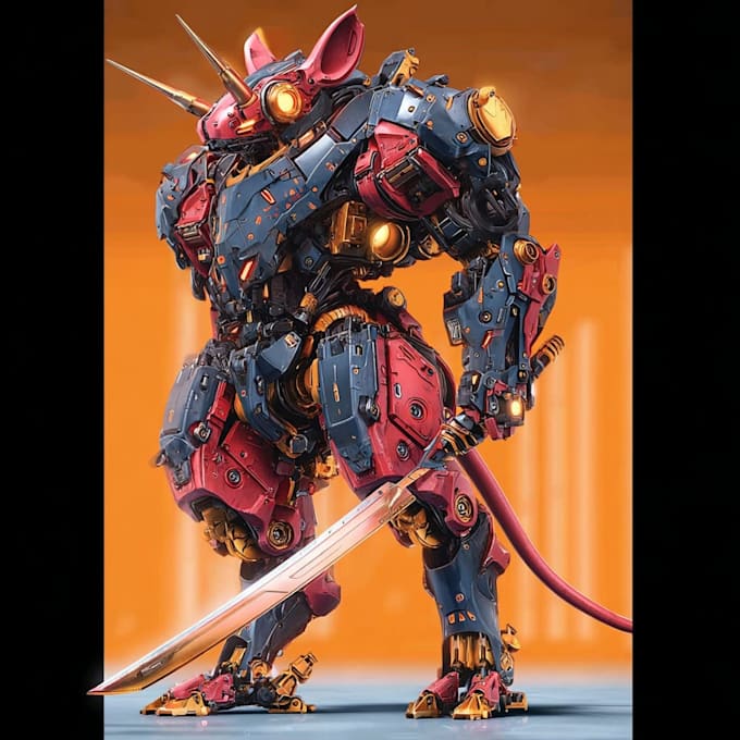 Design sci fi mecha and robot concept art by Inaoliver | Fiverr