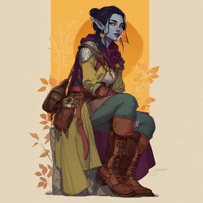 did  dnd character art and dnd character art