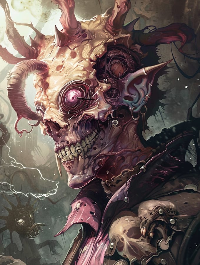 do horror character design