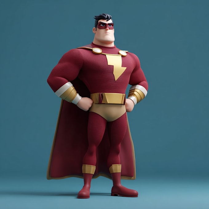 create superhero cartoon character for you