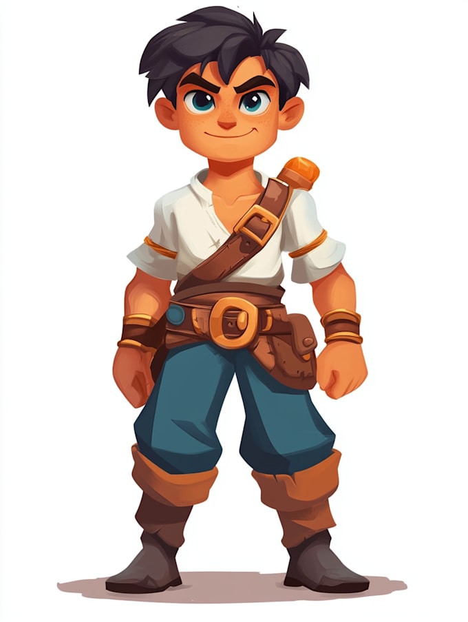 draw 2d game character or 2d game character