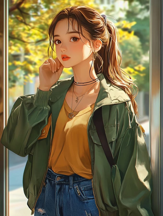 draw a anime character